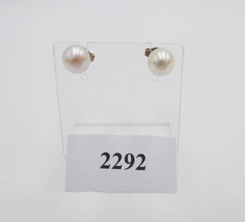 1980Er Gelbgold 585 14K Perlen Ohrringe Ohrstecker Ø 7, 9mm Butterfly Verschluss 1980Er Gelbgold 585 14K Perlen Ohrringe Ohrstecker Ø 7, 9mm Butterfly Verschluss von AntikhandelStuttgart