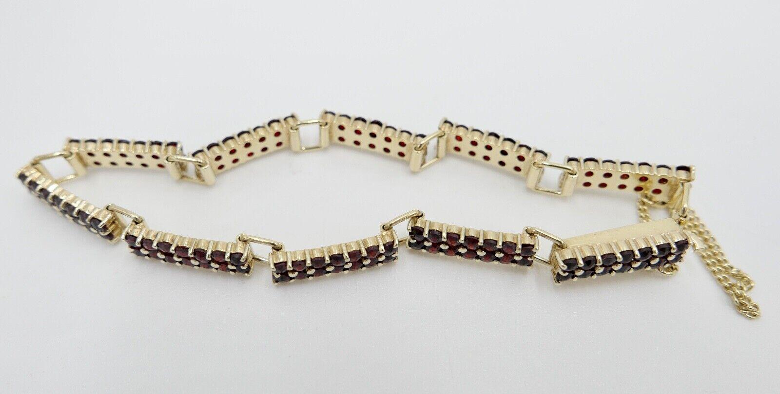 1980Er Jahre Glieder Armband Böhmen Grant Gold 585 14K von AntikhandelStuttgart