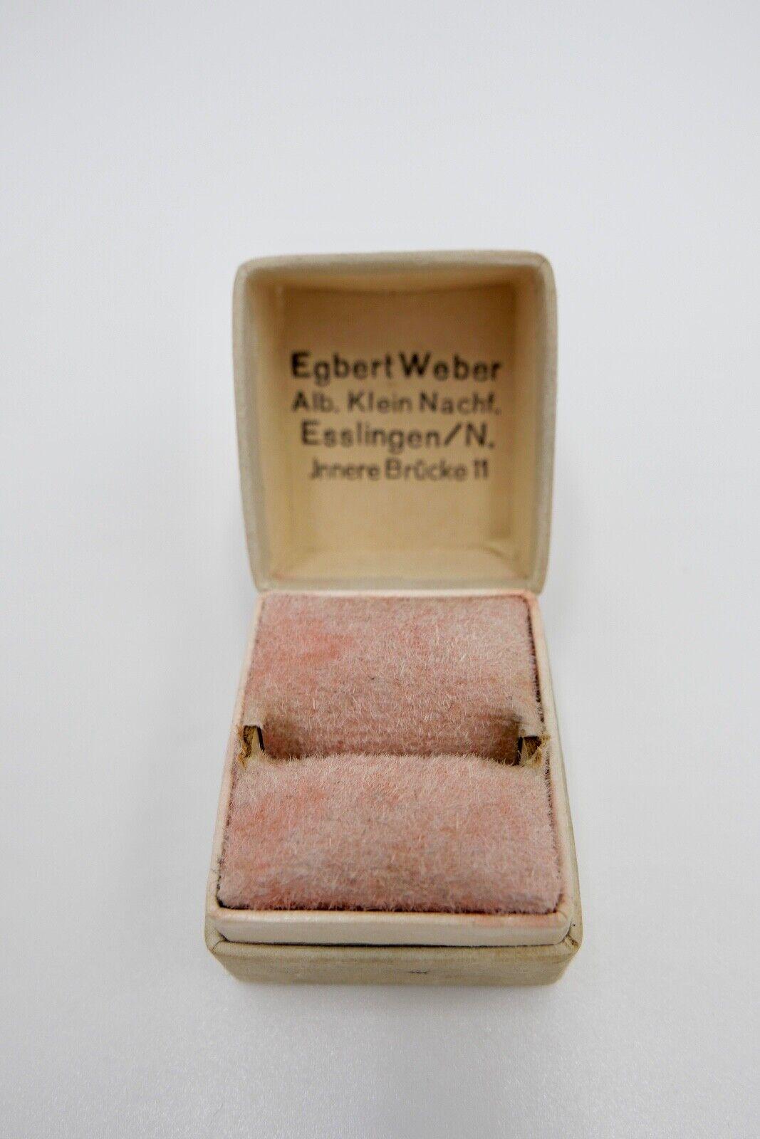 Altes/Antikes Ringetui Etui Box Aufbewahrung Schatulle von AntikhandelStuttgart