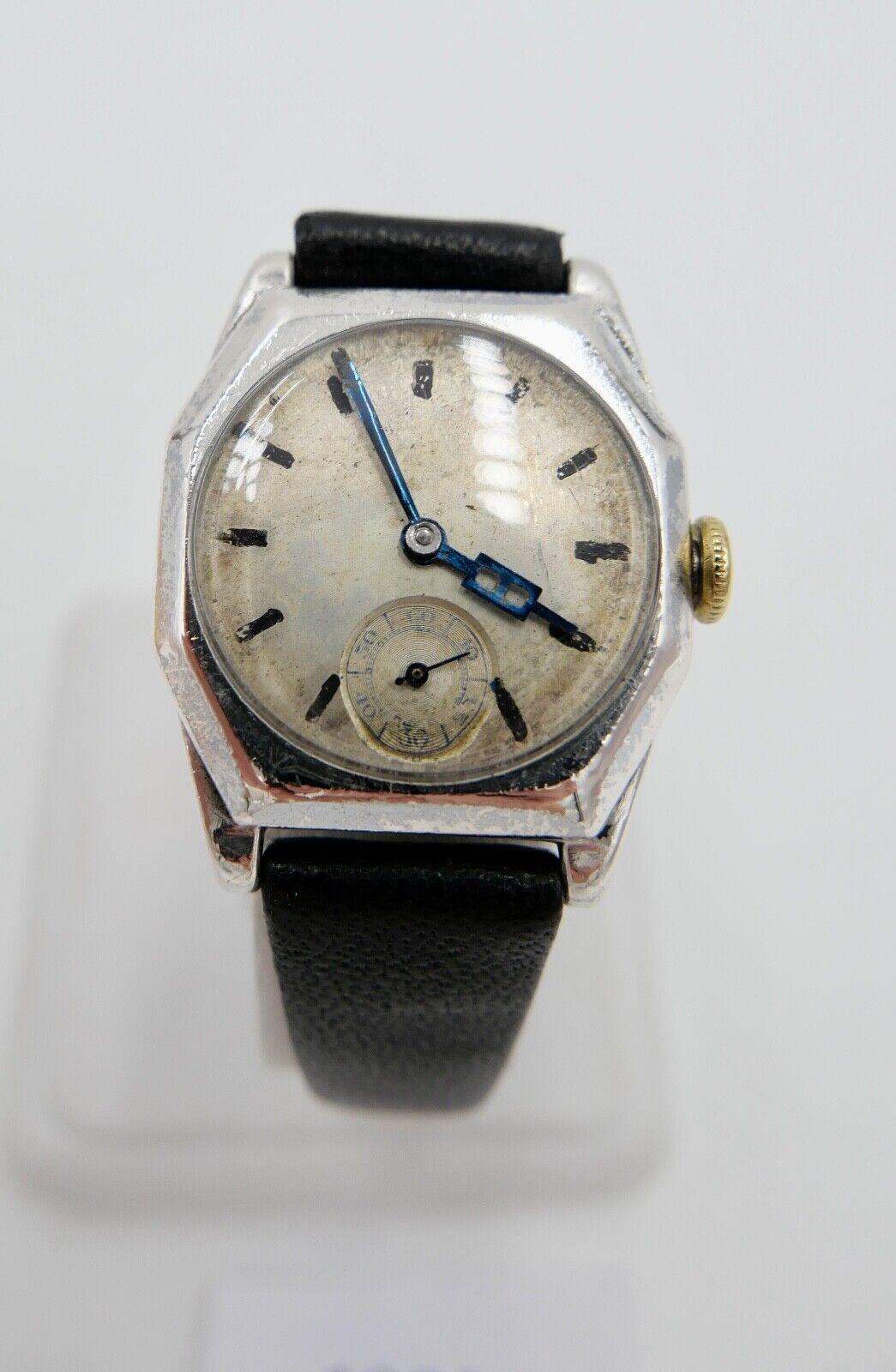 Antike Alpina 800 Silber Armbanduhr Cal. 625 Handaufzug 1930Er Jahre von AntikhandelStuttgart