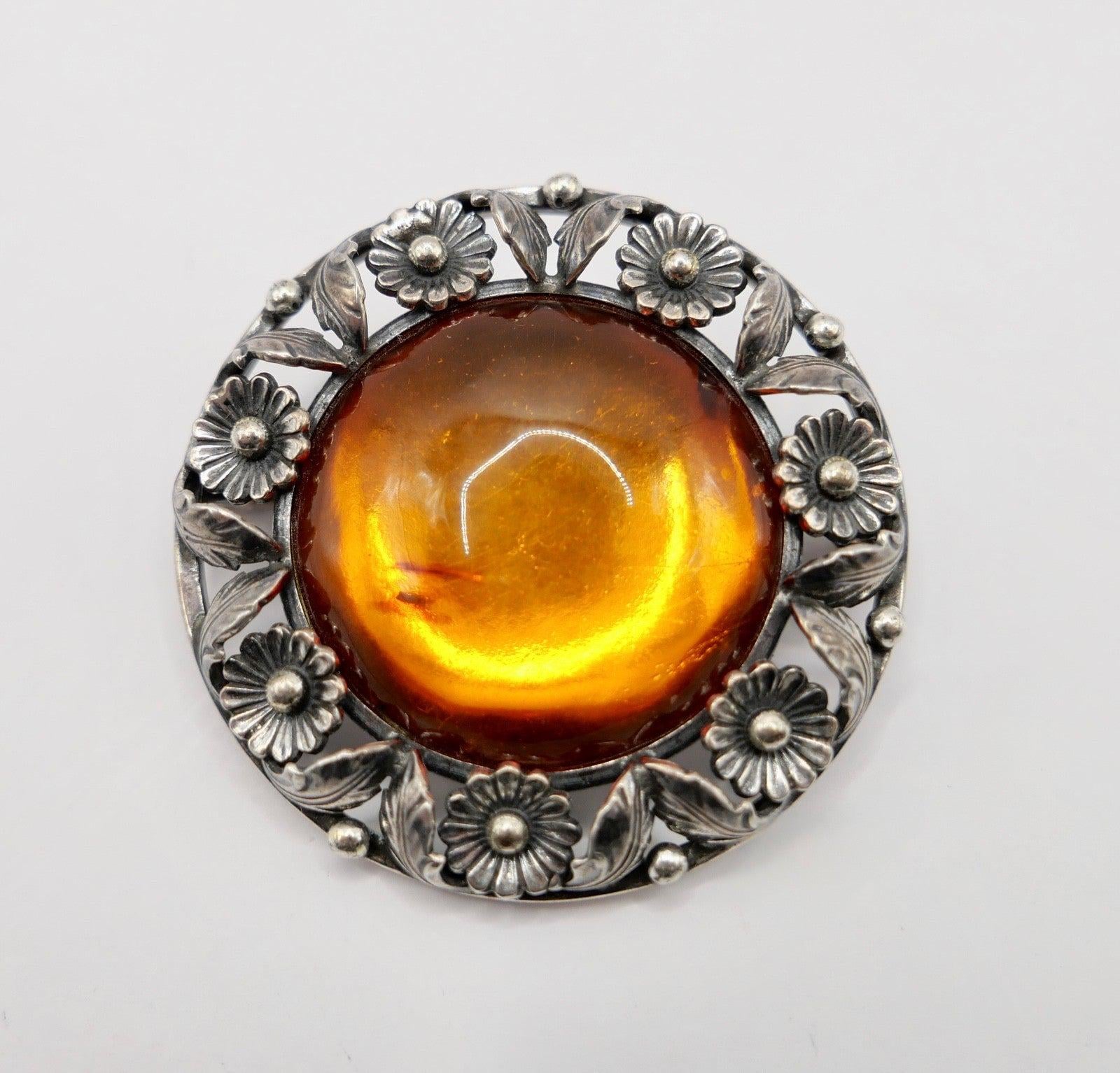 Brosche N.e. From Dänemark 925 Sterling Bernstein Erik Nils 42 Mm von AntikhandelStuttgart