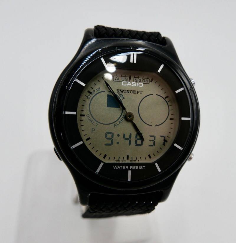 Casio 1358 Aqx-11 Twincept Armbanduhr 1990Er Jahre Analog & Digital Casio 1358 Aqx-11 Twincept Armbanduhr 1990Er Jahre Analog & Digital von AntikhandelStuttgart
