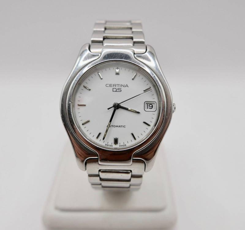 Certina Ds Automatic 629 7070 7170 42 Original Band Weißes Zifferblatt Herrenuhr von AntikhandelStuttgart