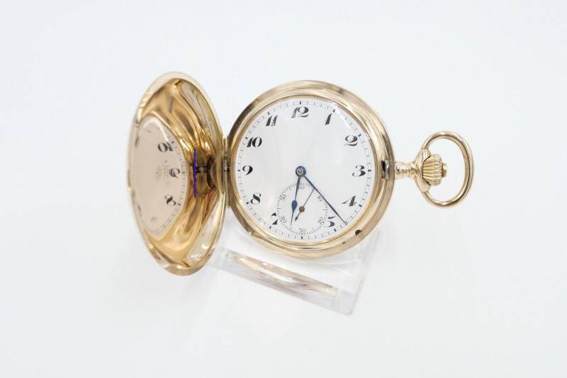 Iwc Savonette Taschenuhr 585/14K Gold 51mm 1916-1920 Cal.53 H6 Probus Scafusia von AntikhandelStuttgart