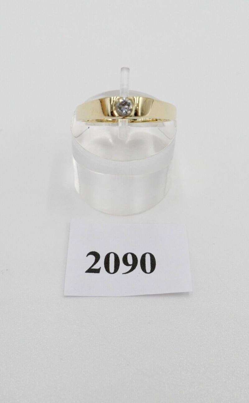 Massiver 80Er Jahre Solitär Brillant Spannring 585 14K Gold Ring Gr.59 Massiver 80Er Jahre Solitär Brillant Spannring 585 14K Gold Ring Gr.59 von AntikhandelStuttgart