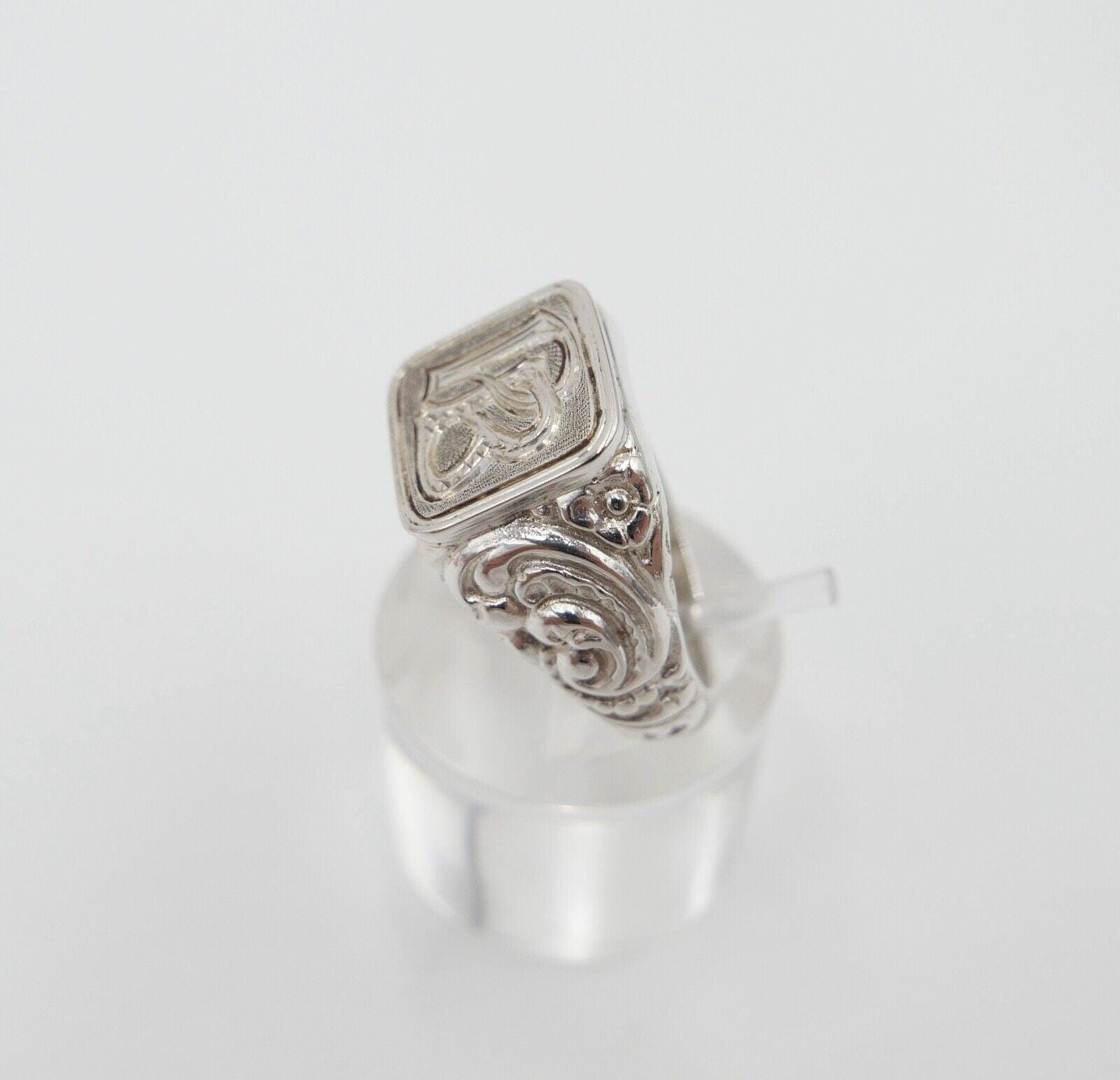 Massiver Jugendstil Siegelring Monogramm Pb Bp Herrenring Ring 835 Silber Gr. 57 von AntikhandelStuttgart