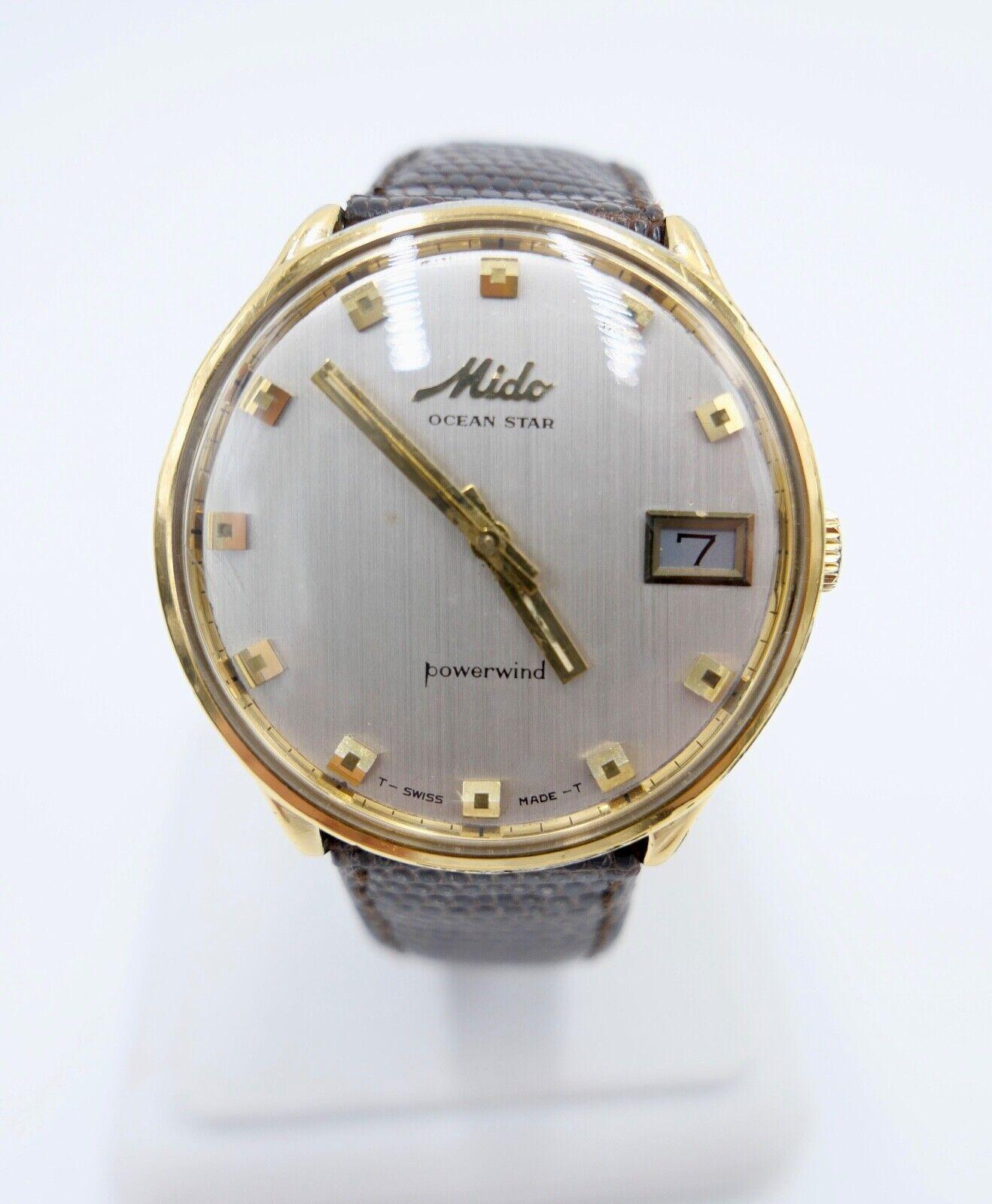 Mido Ocean Star Powerwind Automatic 5057 Vergoldet Ø 36mm Herren Armbanduhr 60Er Mido Ocean Star Powerwind Automatic 5057 Vergoldet Ø 36mm Herren Armbanduhr 60Er von AntikhandelStuttgart