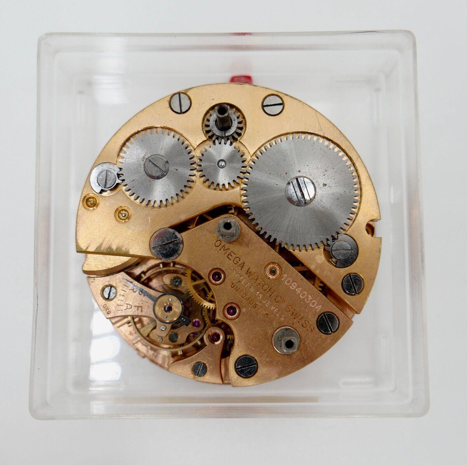 Omega 42.9-8D Rev Handaufzug 40-50Er 42.9 8D Uhrwerk Tischuhr Wecker von AntikhandelStuttgart