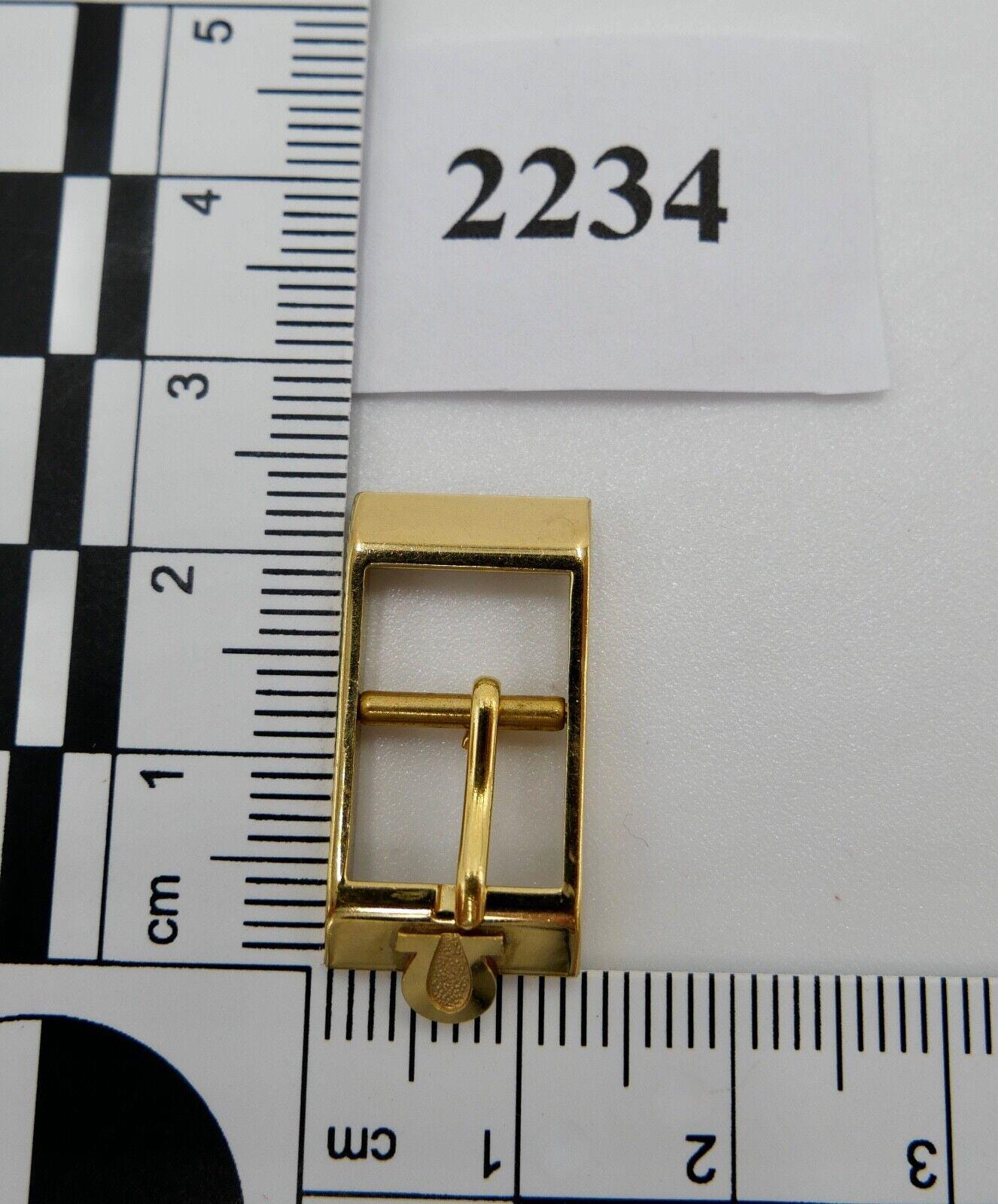 Original Alte Omega Dornschließe Vergoldet Plaque Armbanduhr 10mm Clasp Buckle von AntikhandelStuttgart