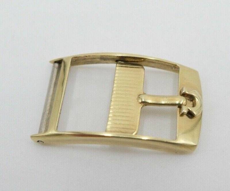 Original Omega Dornschließe Vergoldet Armbanduhr 14 Mm Pat Bvt von AntikhandelStuttgart