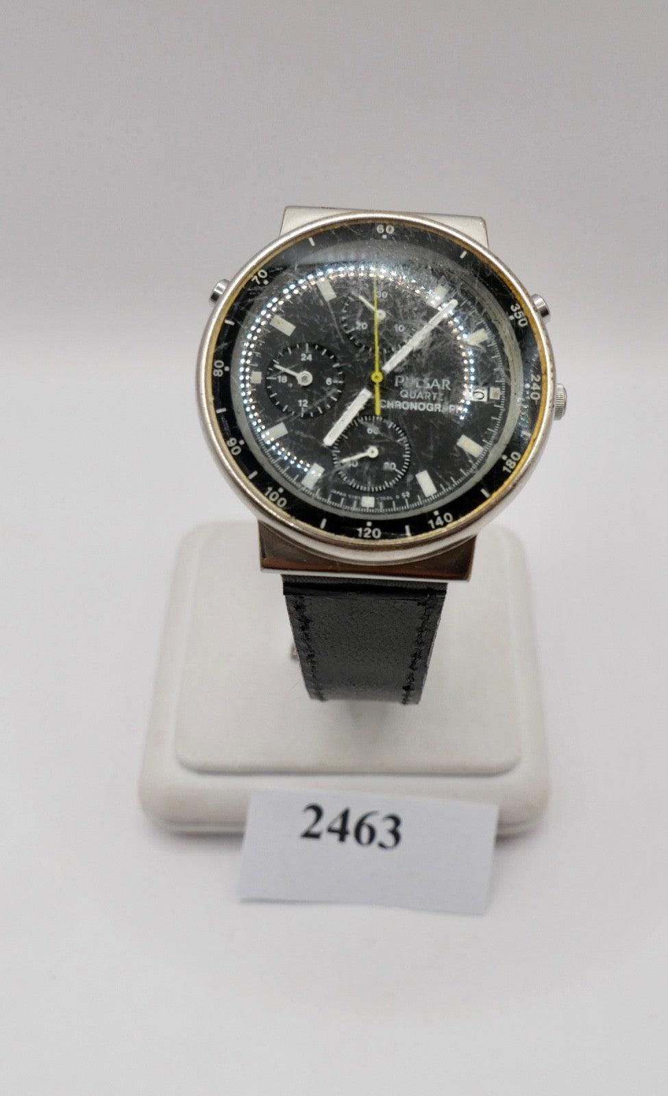 Pulsar Chronograph Quartz Herrenuhr Y187-7A00 Seltene Ausführung von AntikhandelStuttgart