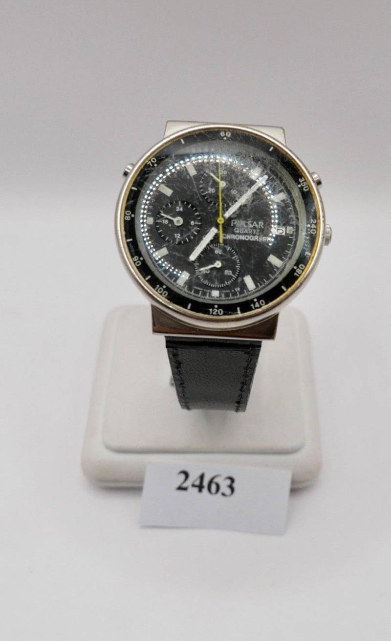 Pulsar Chronograph Quartz Herrenuhr Y187-7A00 Seltene Ausführung Pulsar Chronograph Quartz Herrenuhr Y187-7A00 Seltene Ausführung von AntikhandelStuttgart