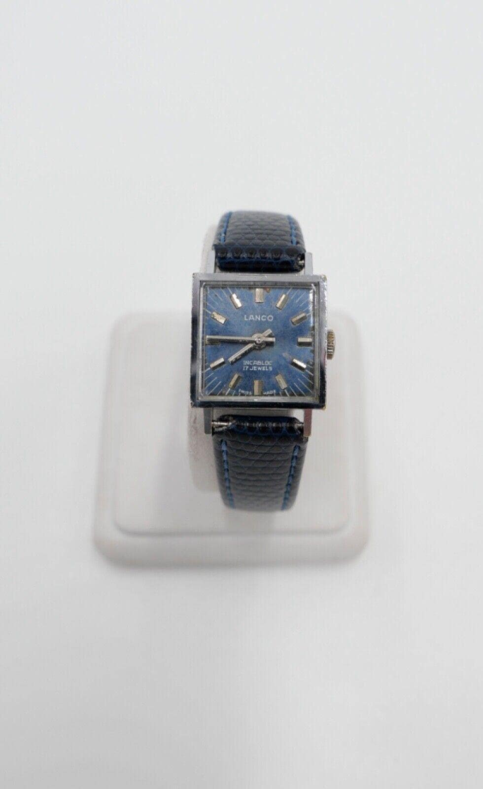 Vintage 1960Er Jahre Lanco 1575 Damenuhr Cal. 6630 Edelstahl Mit Neuem Lederband von AntikhandelStuttgart