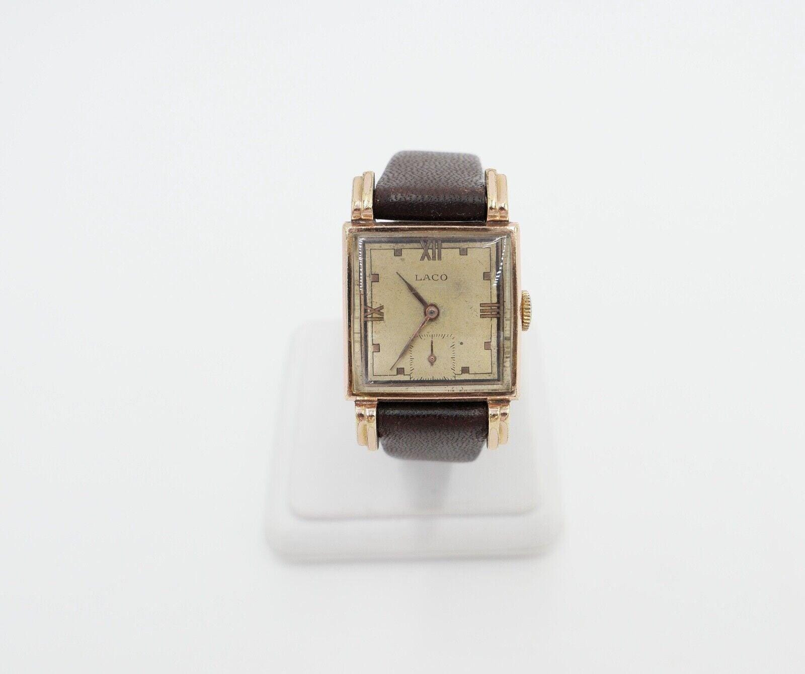Vintage 30Er Jahre/Sehr Seltene Laco Carree Herrenuhr Cal. 526 Vergoldet Vintage 30Er Jahre/Sehr Seltene Laco Carree Herrenuhr Cal. 526 Vergoldet von AntikhandelStuttgart
