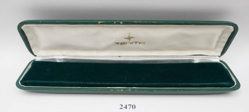 Vintage 60Er 70Er Jahre Original Zenith Box Etui Uhrenetui in Grün Vintage 60Er 70Er Jahre Original Zenith Box Etui Uhrenetui in Grün von AntikhandelStuttgart