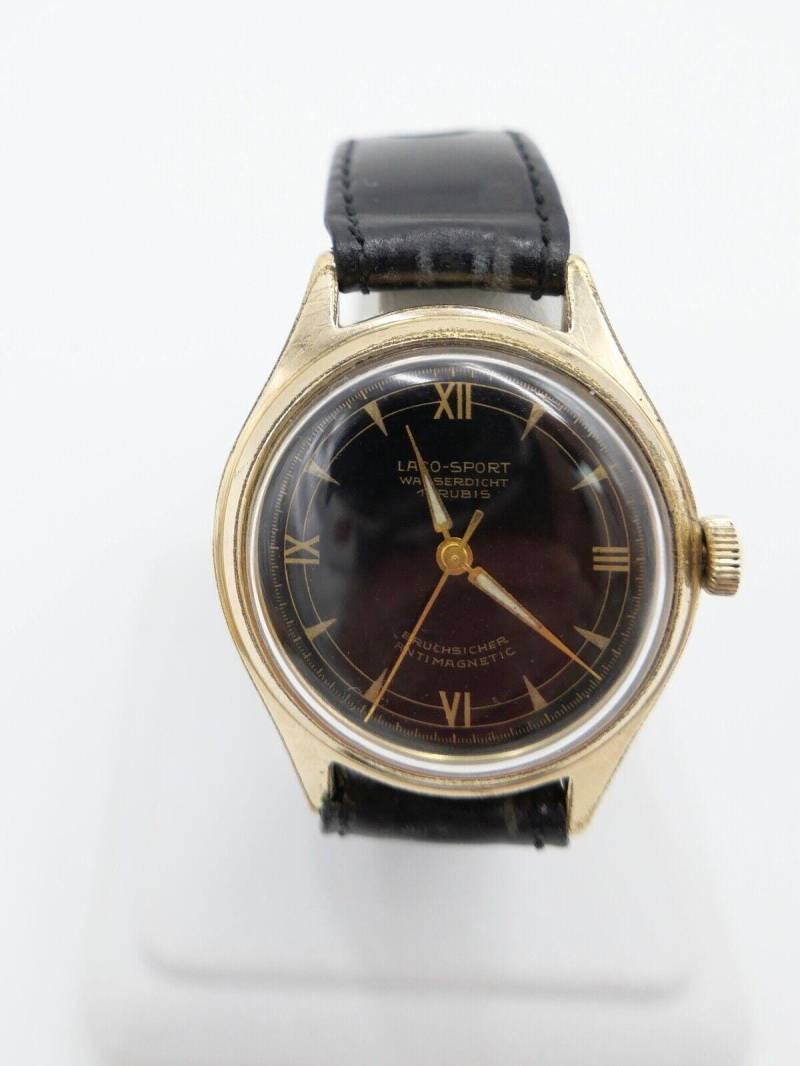 Vintage Ende 50Er Jahre Laco Sport Herrenuhr Cal. 26 Vergoldet von AntikhandelStuttgart