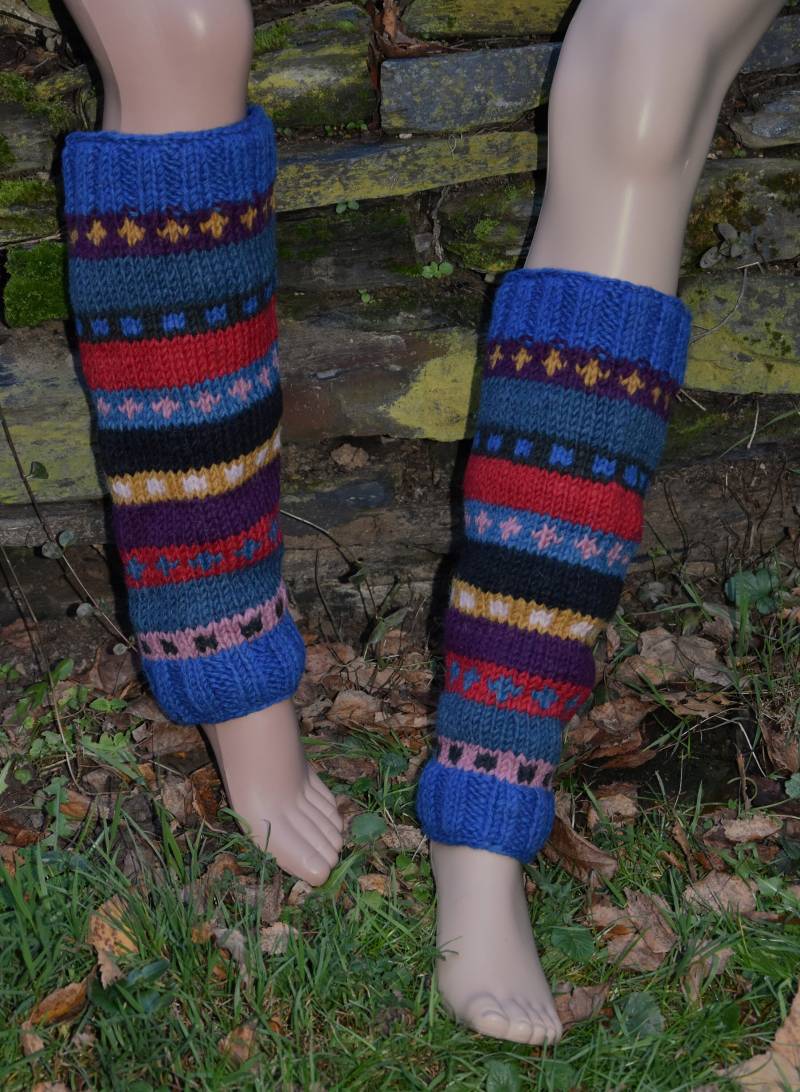 Handgestrickte Beinstulpen Gefüttert Strick Beinlinge Bunte Winter Stulpen Boot Toppers Wadenwärmer Hippie Handgestrickte Beinstulpen Gefüttert Strick Beinlinge Bunte Winter Stulpen Boot Toppers Wadenwärmer Hippie von Antimja