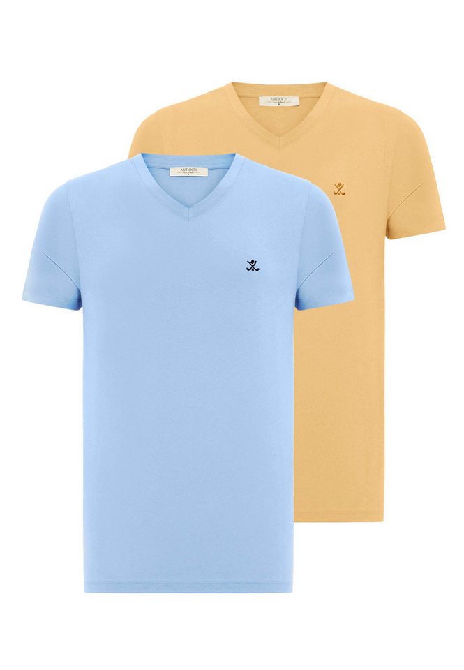 Antioch Poloshirt Chandler - V-Neck - 2 Pack - Short Sleeve - Regular Fit - Basic Antioch Poloshirt Chandler - V-Neck - 2 Pack - Short Sleeve - Regular Fit - Basic von Antioch