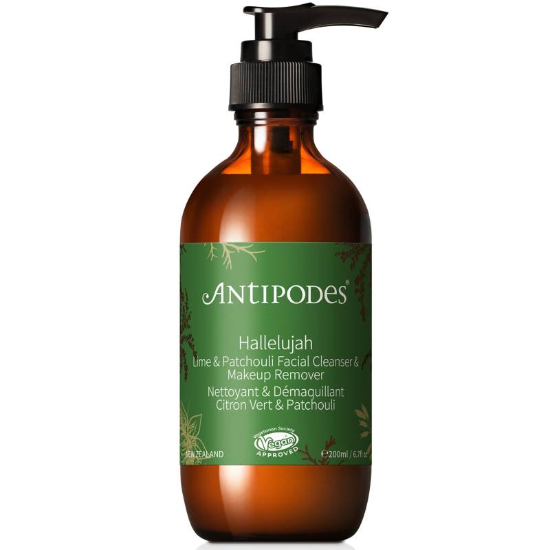 Antipodes Hallelujah Lime and Patchouli Cleanser and Makeup Remover 200ml von Antipodes