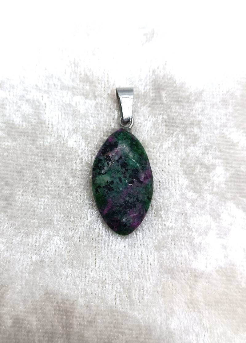 Vintage Anhänger - Rubin Und Zoisit von AntiqueJewelryByD