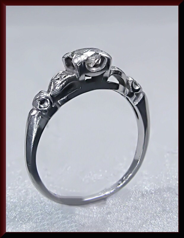 Vintage Diamant Verlobungsring Antiker Mit Altdiamanten Platin Ehering - Er 429 M Vintage Diamant Verlobungsring Antiker Mit Altdiamanten Platin Ehering - Er 429 M von AntiqueJewelryNyc