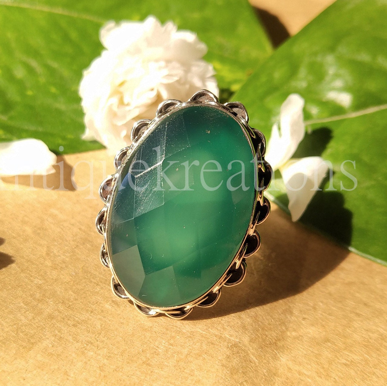 Grün Onyx Ring, 925 Sterling Silber Wunderbare Geschenke Für Sie, Geschenk Mutter, Jahrestag Hochzeitsgeschenke, Heilung Ring Grün Onyx Ring, 925 Sterling Silber Wunderbare Geschenke Für Sie, Geschenk Mutter, Jahrestag Hochzeitsgeschenke, Heilung Ring von AntiqueKreations