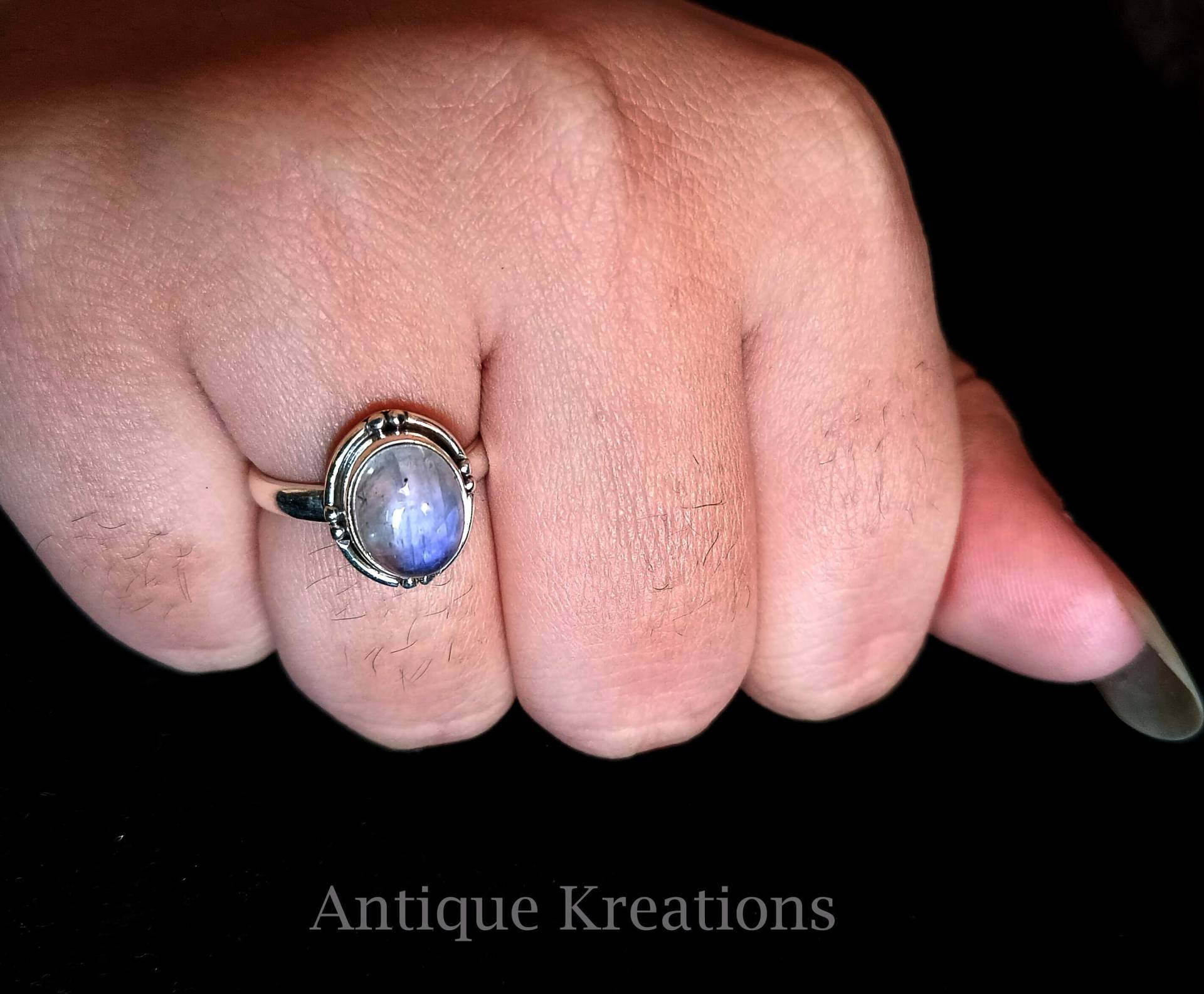 Mondstein Ring, 925 Sterling Silber Regenbogen Edelstein Juni Birthstone Versprechen Geschenk Für Sie, Mutter Mondstein Ring, 925 Sterling Silber Regenbogen Edelstein Juni Birthstone Versprechen Geschenk Für Sie, Mutter von AntiqueKreations