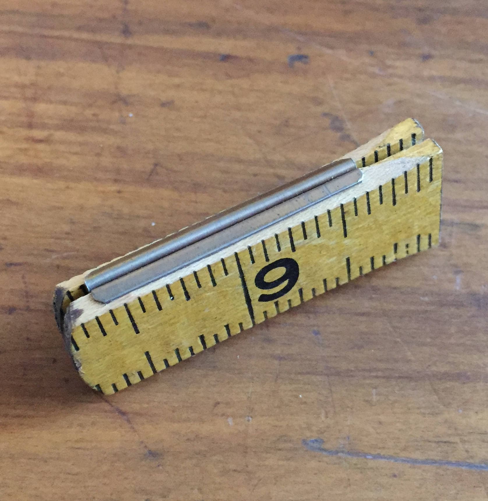 Antike Carpenter Lineal Pin von AntiqueSoCal