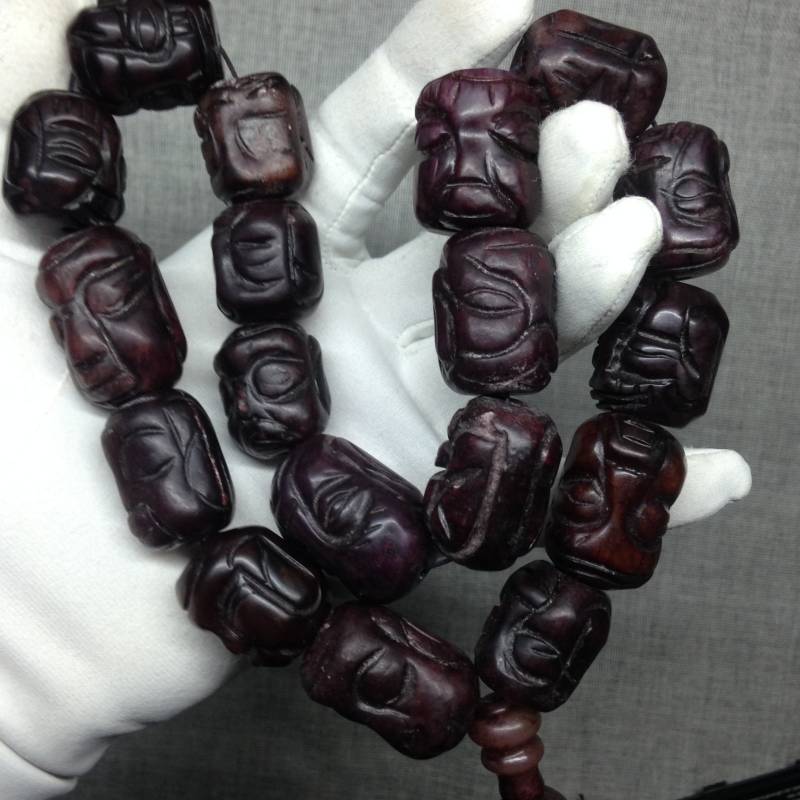 Guter Lepidolith ? Rosenkranz Perlen Buddha Kopf 19Th Halskette 269, 5G Rare Antiqua Old Guter Lepidolith ? Rosenkranz Perlen Buddha Kopf 19Th Halskette 269, 5G Rare Antiqua Old von AntiqueStyleStore