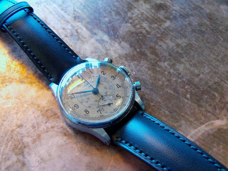 H. 1940Er Venus 170 Salmon Gewählter Chronograph H. 1940Er Venus 170 Salmon Gewählter Chronograph von AntiqueUniqueGB