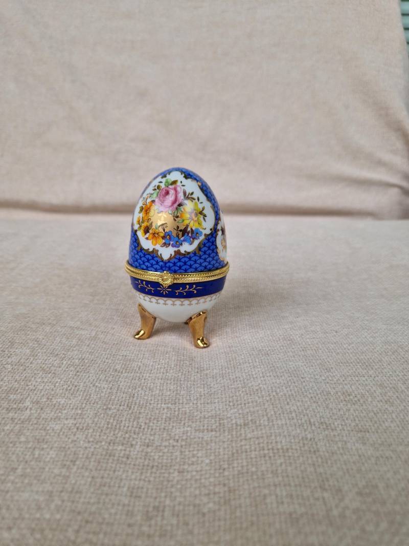 Vintage Limoges Gemarkte Eierschachtel Kleine Aufbewahrungsschachtel von AntiqueWhispersStore