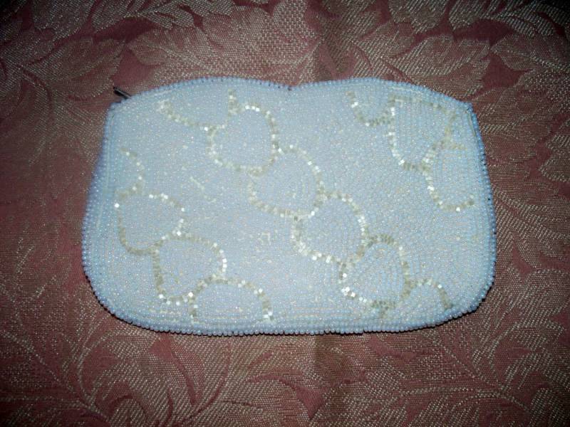 1950Er Jahre Bag Von Debbie Seed Perlen Clutch - Handtasche Mop Vintage von AntiqueologyToday
