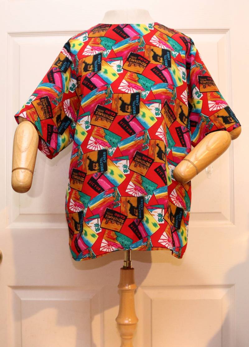 1980Er Jahre Notations Damenbluse - Reisemotiv Bristol Victory Größe Medium von AntiqueologyToday