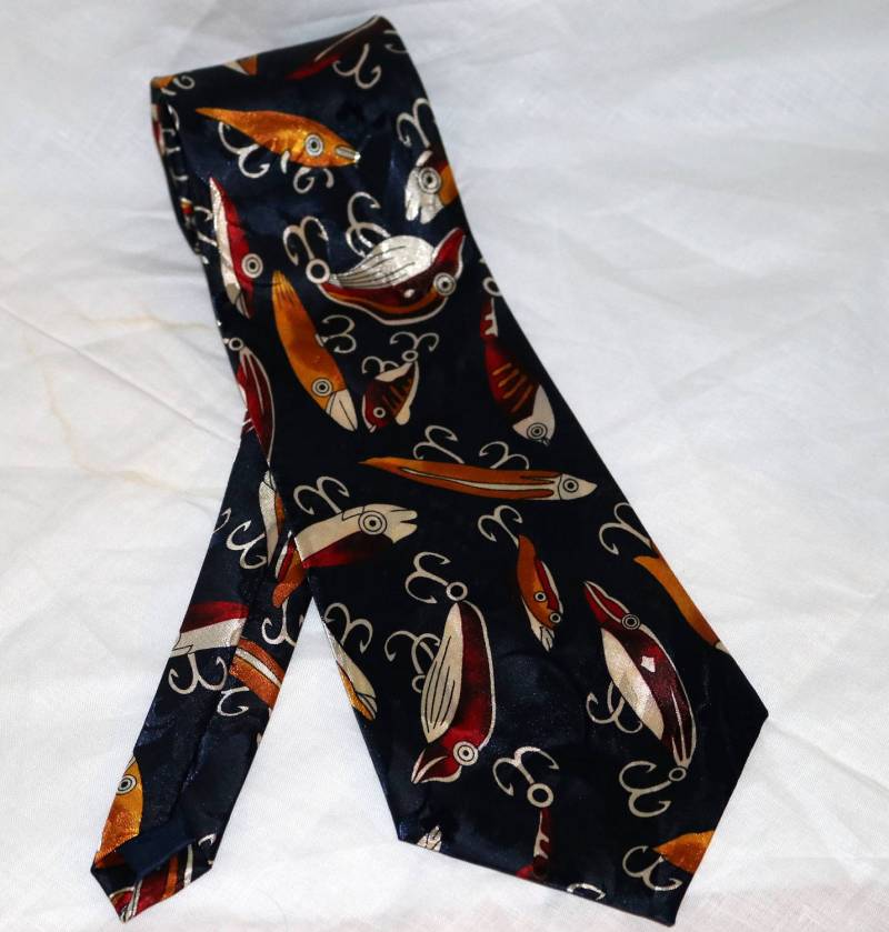 Vintage Dino Romaro Krawatte - Angel Köder Polyester Leicht von AntiqueologyToday