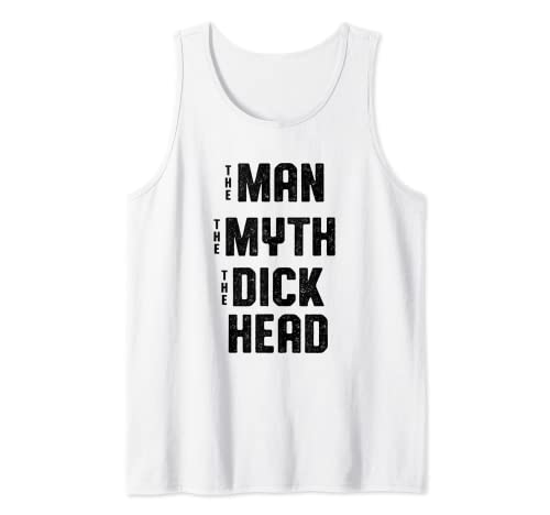 Antisocial Fan Geschenke: Antisocial Man Myth Dickhead Tank Top von Antisocial Fan Gifts