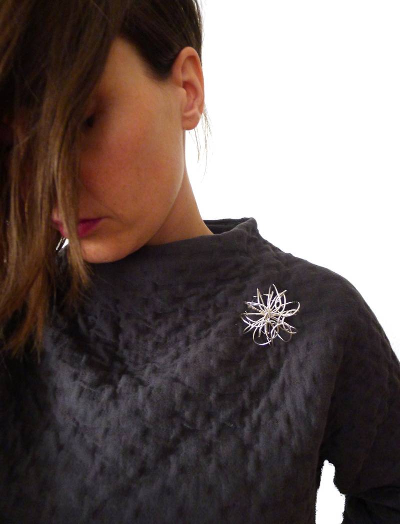 Brosche -Blossom - Silber 925 von AntjePorzigJewelry