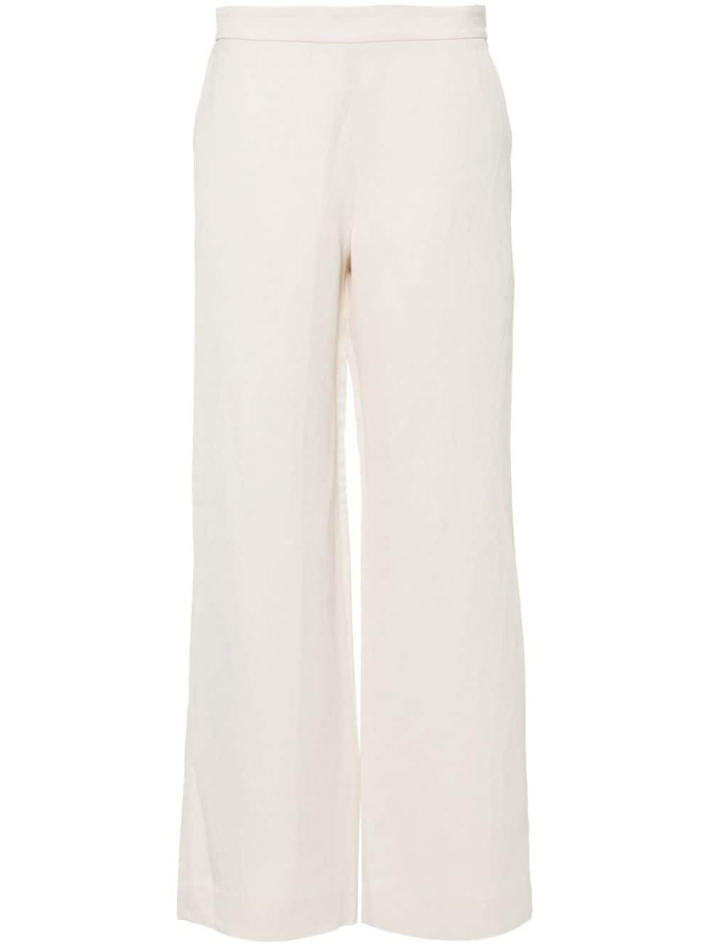 Antonelli Ribes textured straight trousers - Nude von Antonelli