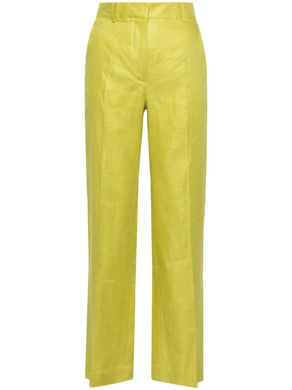 Antonelli tailored linen trousers - Grün von Antonelli