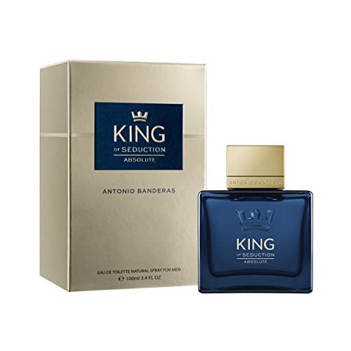 Banderas – King of Seduction Absolute – Eau de Toilette Spray für Herren, Holziger Moos-Duft – 100 ml von Antonio Banderas