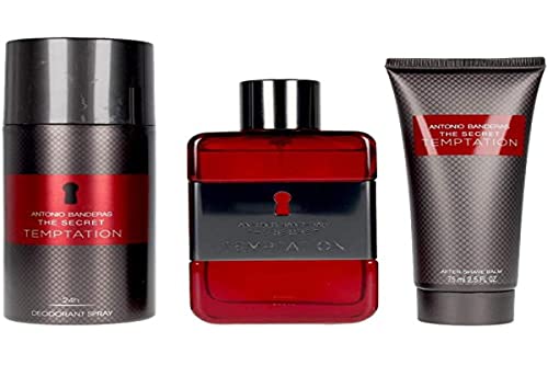 Antonio Banderas Banderas BANDERAS THE SECRET TEMPTATION EDT 100 ML + DEO 150 ML + A/S TUBO 75 ML SET Antonio Banderas Banderas BANDERAS THE SECRET TEMPTATION EDT 100 ML + DEO 150 ML + A/S TUBO 75 ML SET von Antonio Banderas