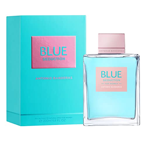 Banderas Perfumes – Blue Seduction Woman – Eau de Toilette Spray für Frauen, Blumiger und Aquatischer Duft – 200 ml von Banderas