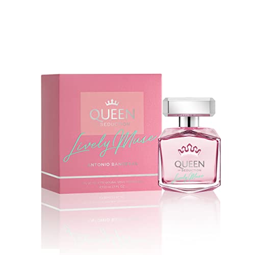 Banderas – Queen of Seduction, Lively Muse – Eau de Toilette Spray für Frauen, Blumig-Fruchtig Duft – 50 ml / 1,7 Fl Oz von Antonio Banderas