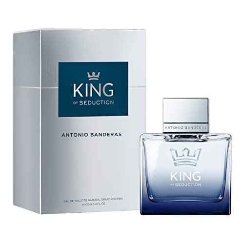 Banderas Perfumes – King of Seduction – Eau de Toilette Spray für Herren, Maskuliner, Intensiver und Energetischer Duft mit Bergamotte und Apfel – 100 ml von Banderas