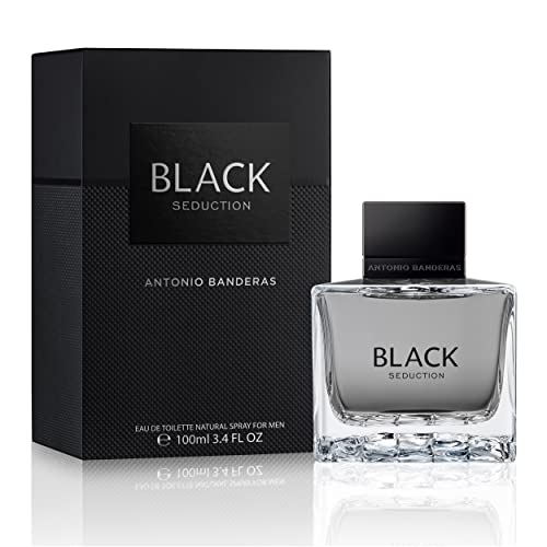 Banderas - Black Seduction - Eau de Toilette Spray für Herren, Fragranza d'Ambra Legnosa - 100 ml von Banderas