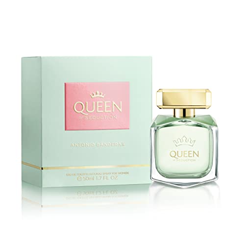 Banderas – Queen Of Seduction – Eau de Toilette Spray für Frauen, Blumiger Duft mit Meeresnoten – 50 ml / 1,7 Fl Oz von BANDERAS