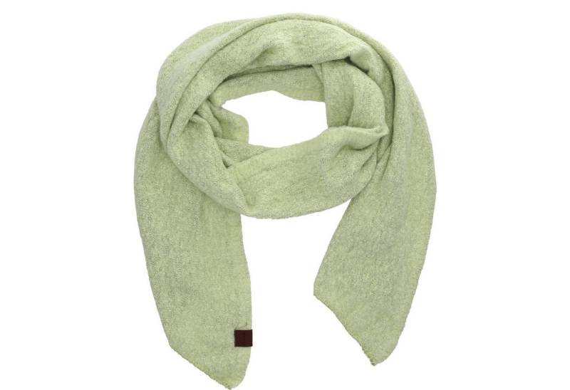 Antonio Strickschal Antonio Damen Strick Schal Bouclé Green von Antonio