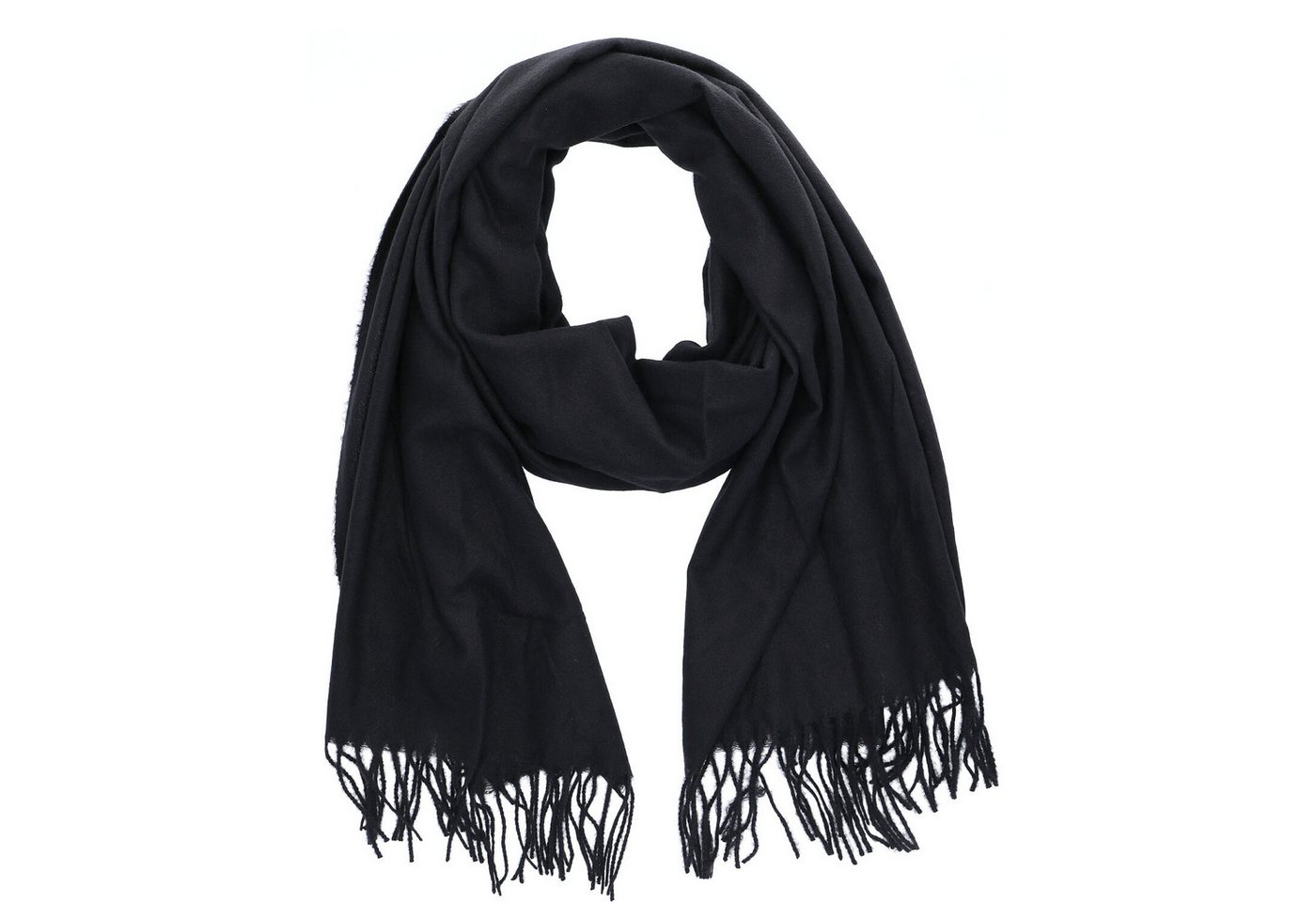 Antonio Strickschal Antonio Damen Winterschal Soft Cashmera schwarz von Antonio