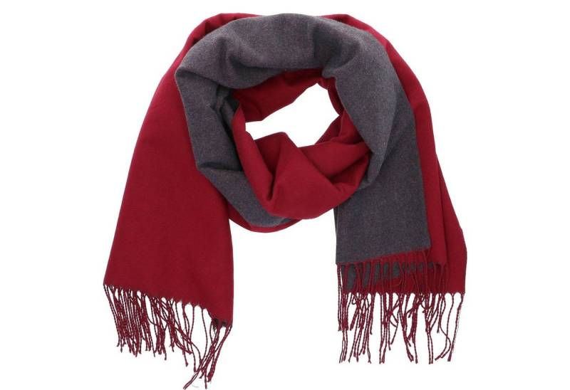 Antonio Strickschal Antonio Damen Schal soft Cashmera bordeaux/grau von Antonio