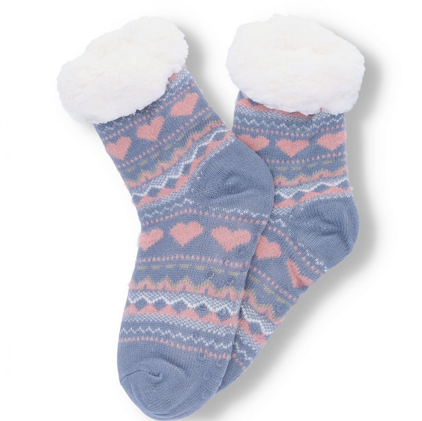 Antonio Kuschelsocken Antonio Damen Hüttensocken blue von Antonio