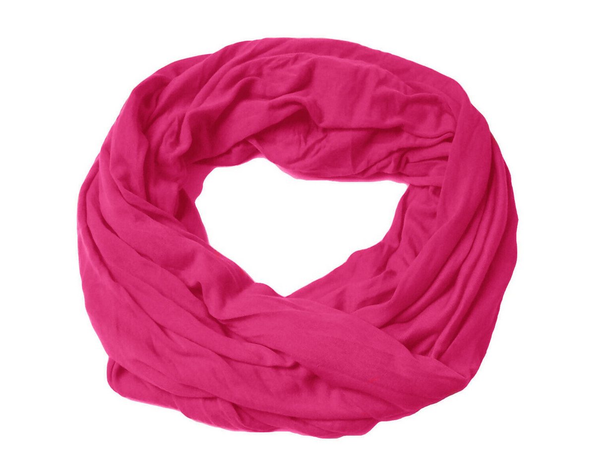 Antonio Schal Damen Loop Fuchsia, (Kein Set, Einzelner Schal), luftiges, leichtes Halstuch von Antonio